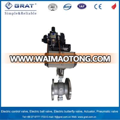 Vacuum Ball Valve with Pneumatic Actuator