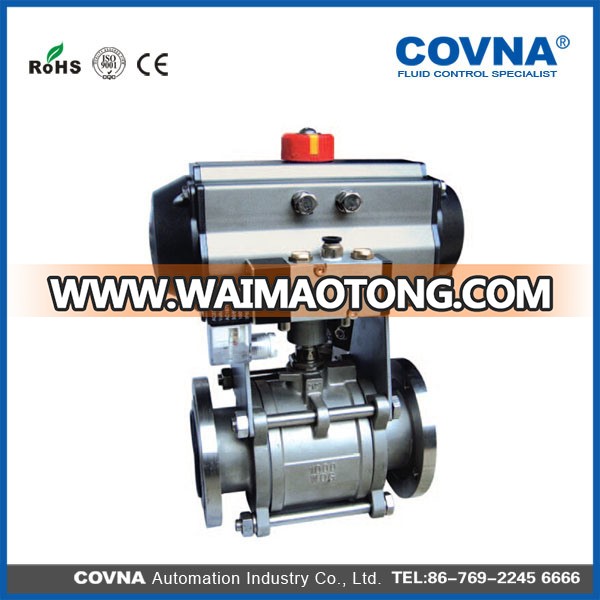 Stainless Steel Pneumatic Vacuum Ball Valve