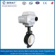 Dn400 Cast Steel Stainless Steel Electric Motoized Triple Eccentric Butterfly Valve