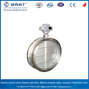 Double Flange Electric Actuated Butterfly Valve